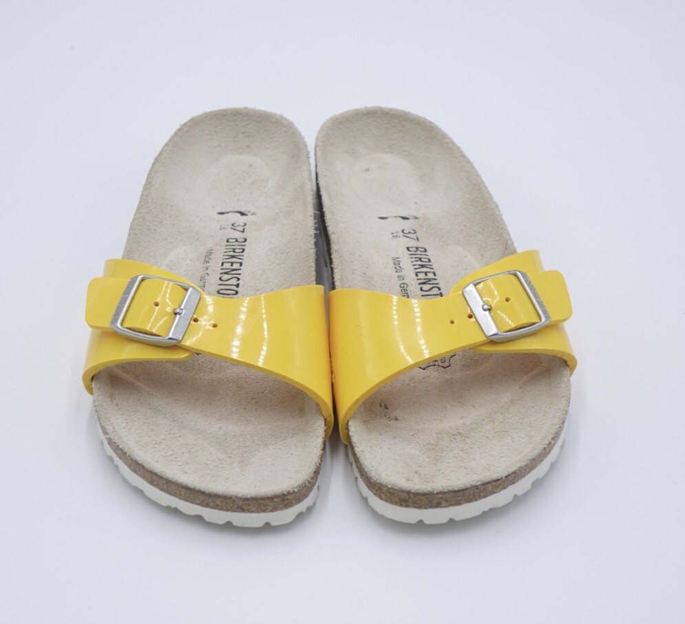 Birkenstock Madrid Birko-Flor Women’s Sandal Size 6 Medium/Narrow Yellow