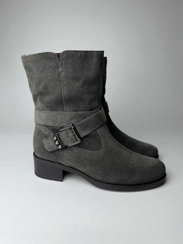 Women Gabor boots grey suede 38 #7TKO