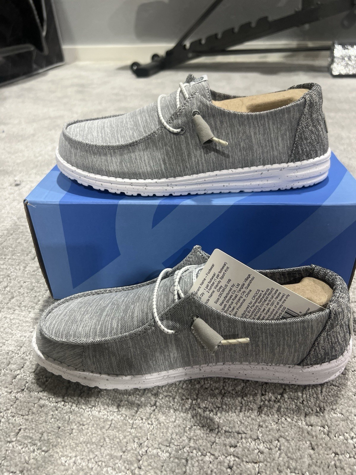 These Are Hey Dude Women’s Wendy Sport Knit Casual Slip-on Shoes Woman’s 9