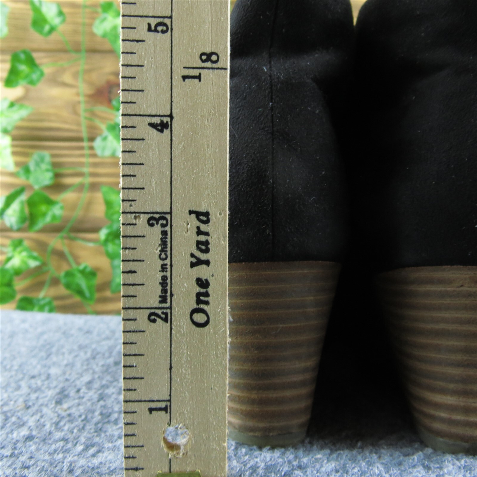 Dr. Scholl’s Dakota Women Ankle Boots Black Fabric Lace Up Size 7.5 Wide