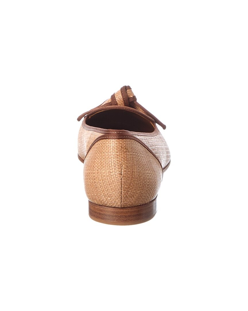Alexandre Birman Grosgrain Raffia Loafer Women’s