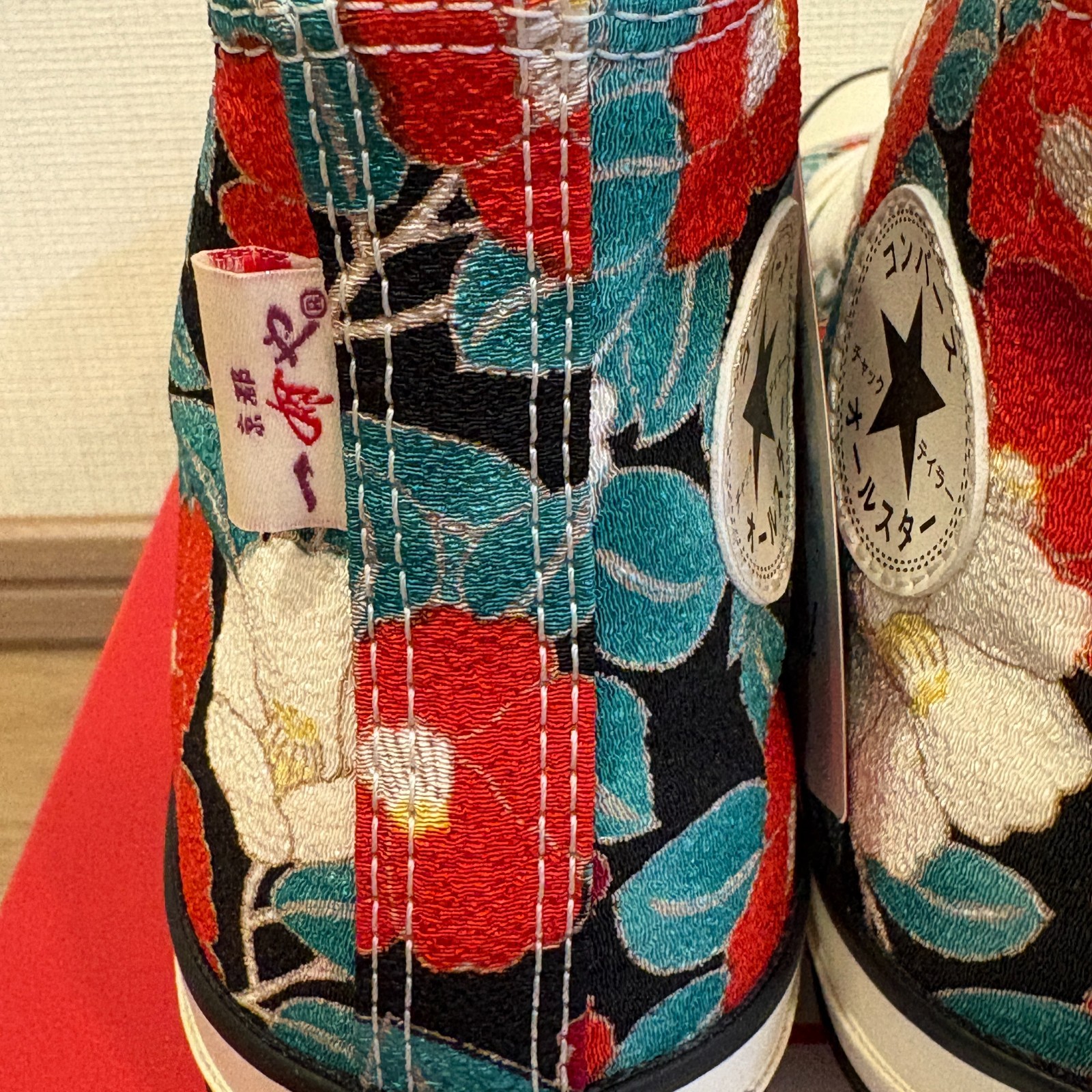 CONVERSE All Star WF HI / ippuya Collaboration Model BLACK/RED ABC-MART limited