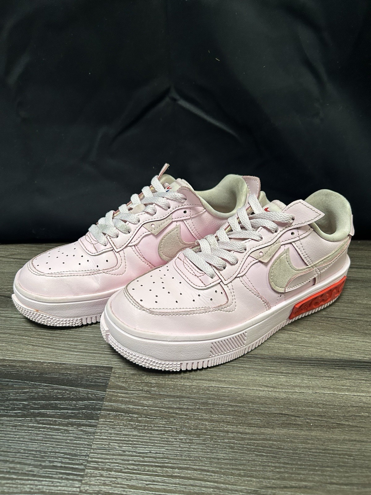 Nike Air Force 1 Fontanka Valentine’s Day DA7024-600 Pink Red White Sneakers