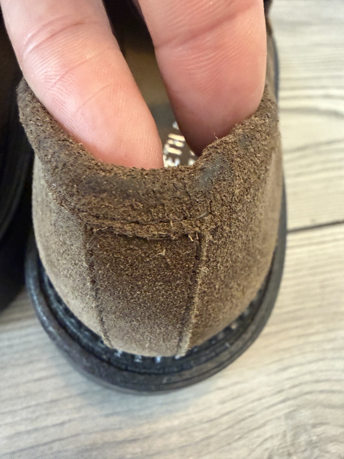Kenneth Cole New York Brown Suede Lug Sole Penny Loafers Women’s Size 7