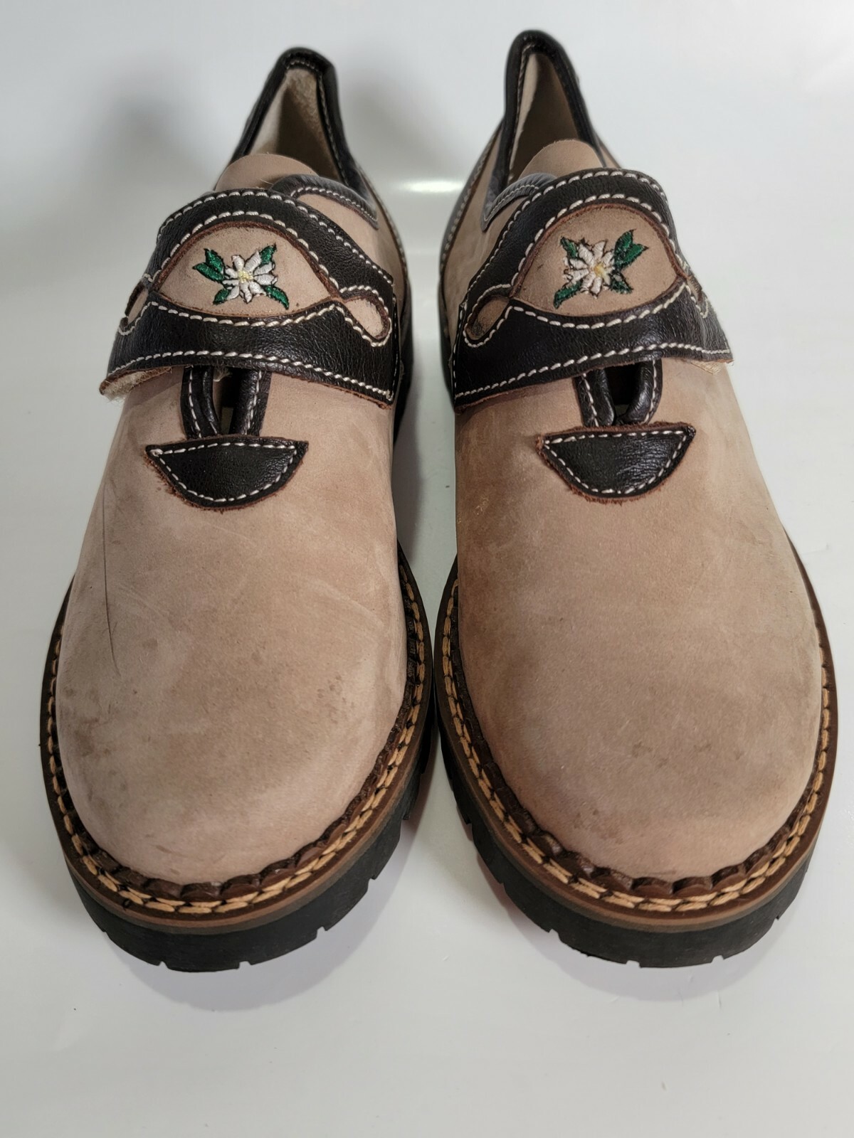 Lega Beige Brown Suede German Comfort Women’s Shoes Size 36 Made In Italy