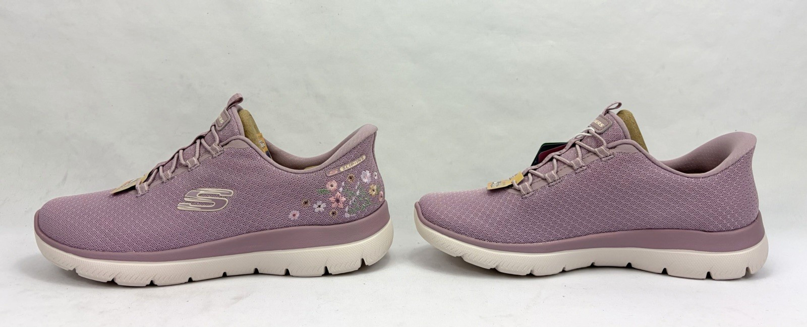 Skechers Slip-Ins Summits Spring Blossom Sneaker Shoes Mauve Women 6.5 NIB