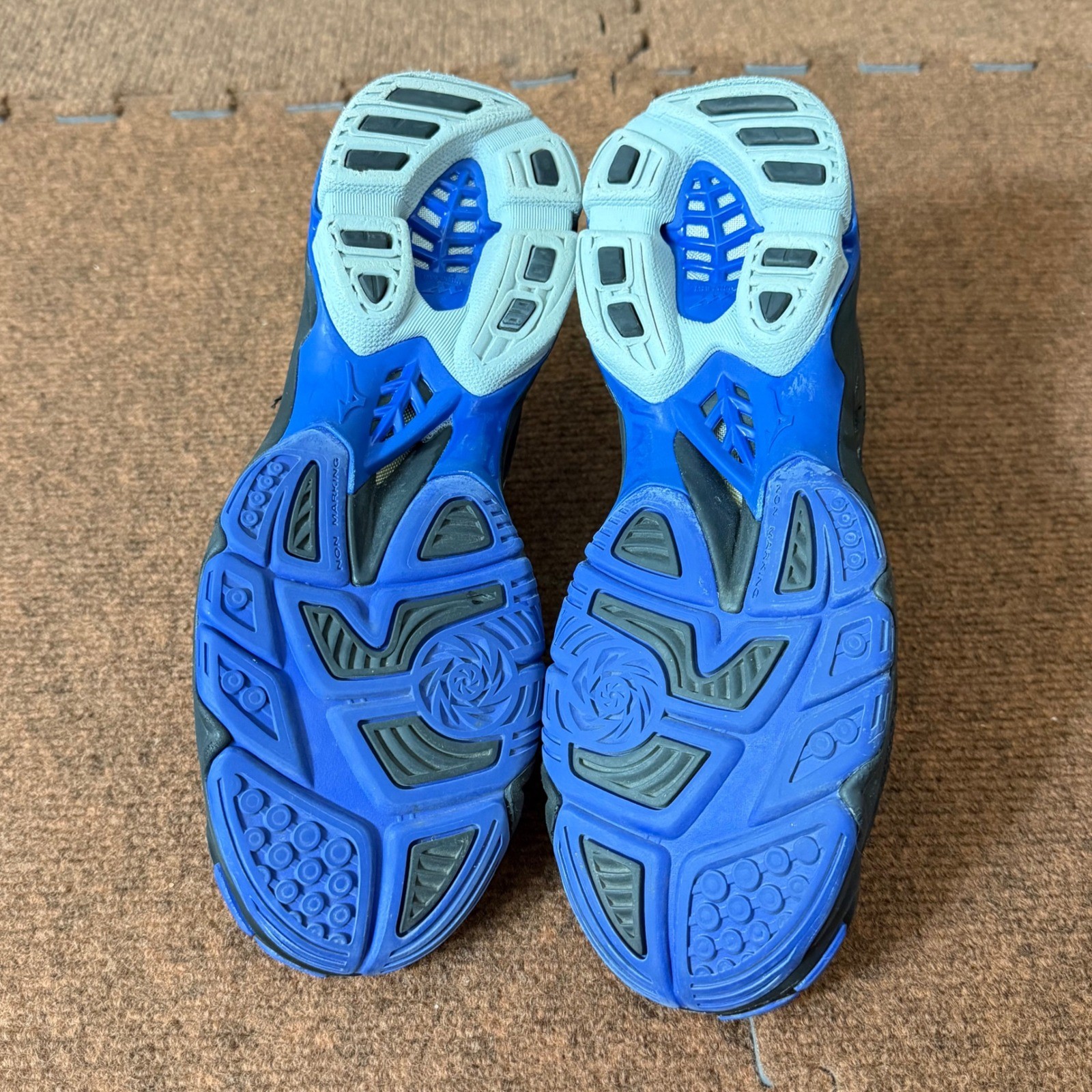 Mizuno Wave Lightning Z4 Womens Volleyball Shoes Black Blue V1GC180082 Size 9 B+