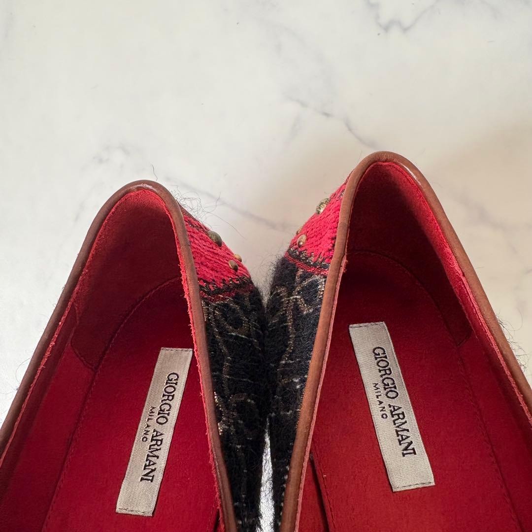 GIORGIO ARMANI loafers size 23cm not available in Japan made in Italy size 36