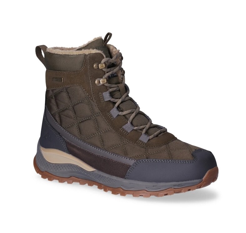 Ozark Trail Women’s Lace-up Olive Temp Rated Quilted Mid Winter Boots: 7-11