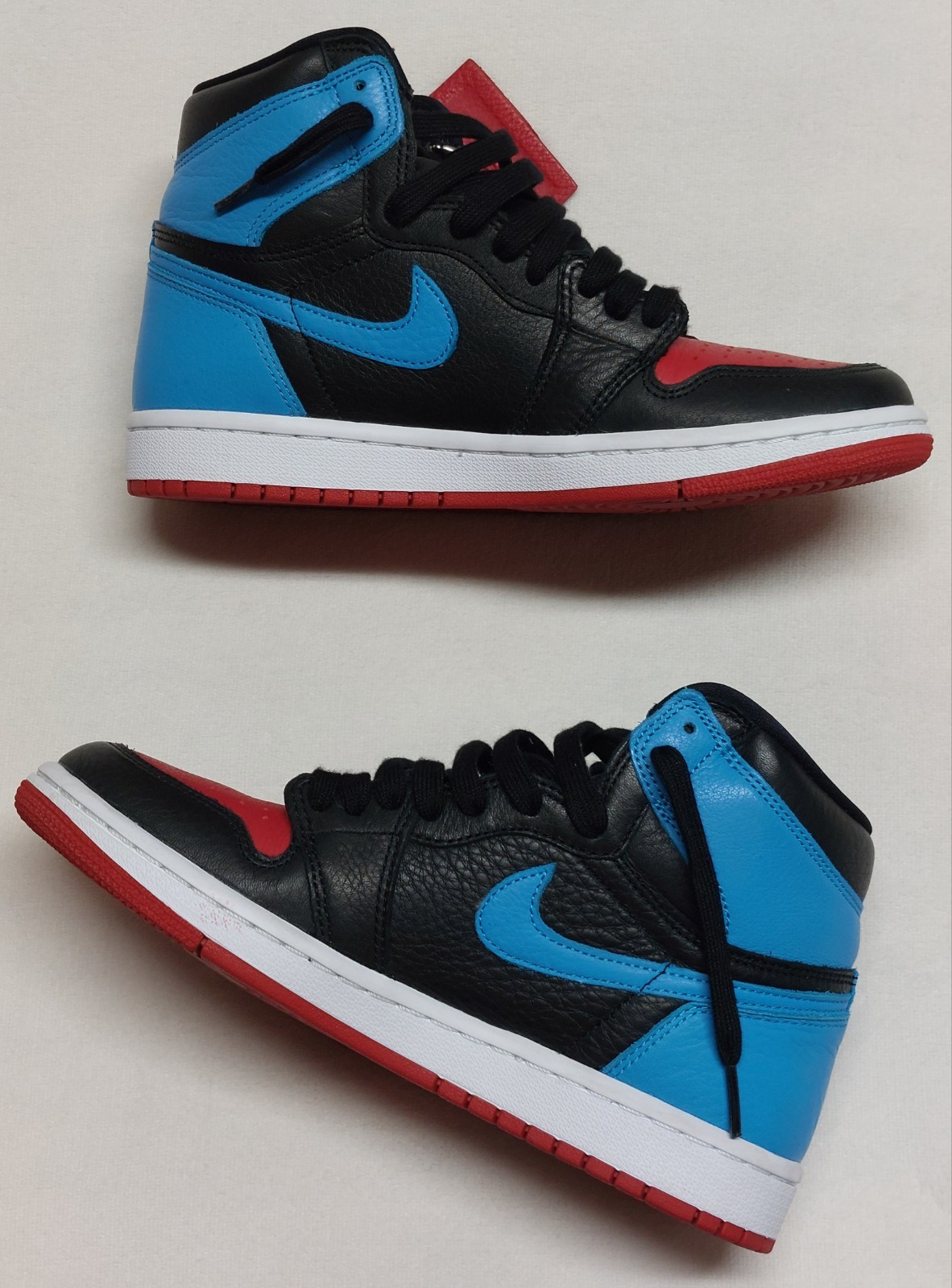Women’s NIKE Air Jordan 1 High OG Black/Blue/Red Size 7