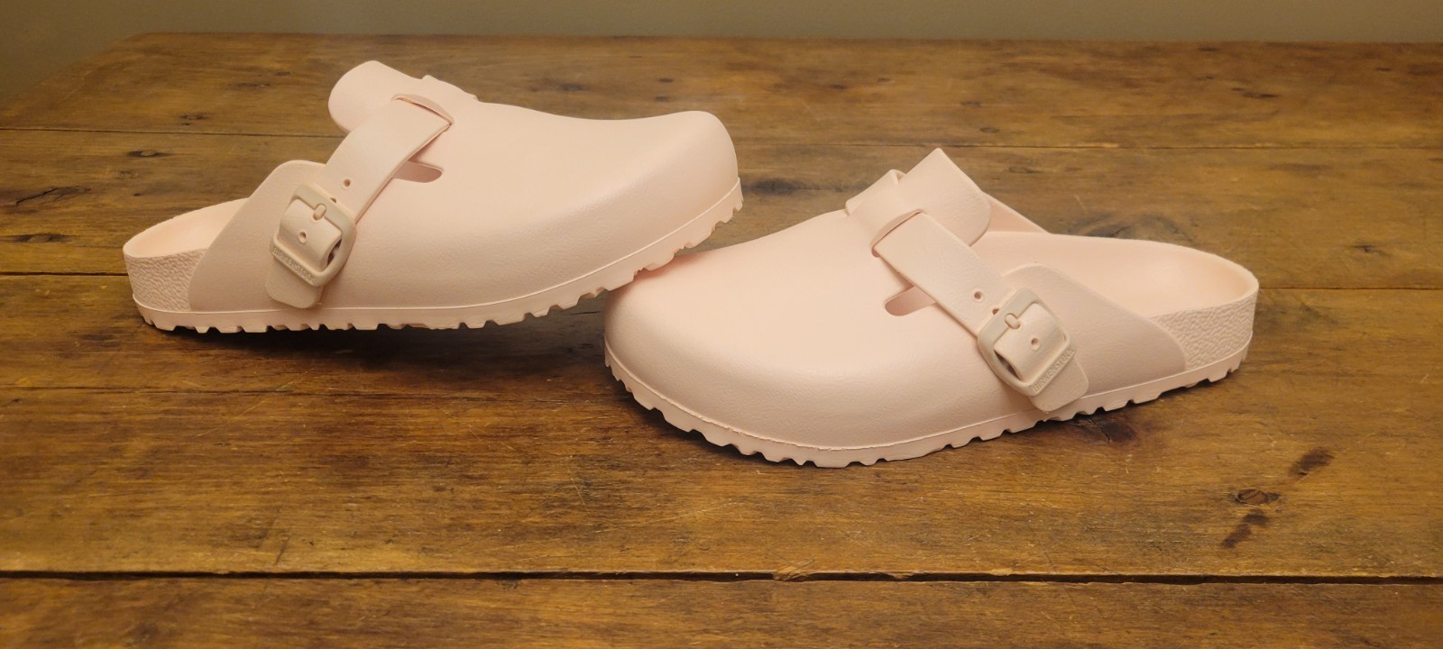Birkenstock Boston Light Rose EVA Size 7