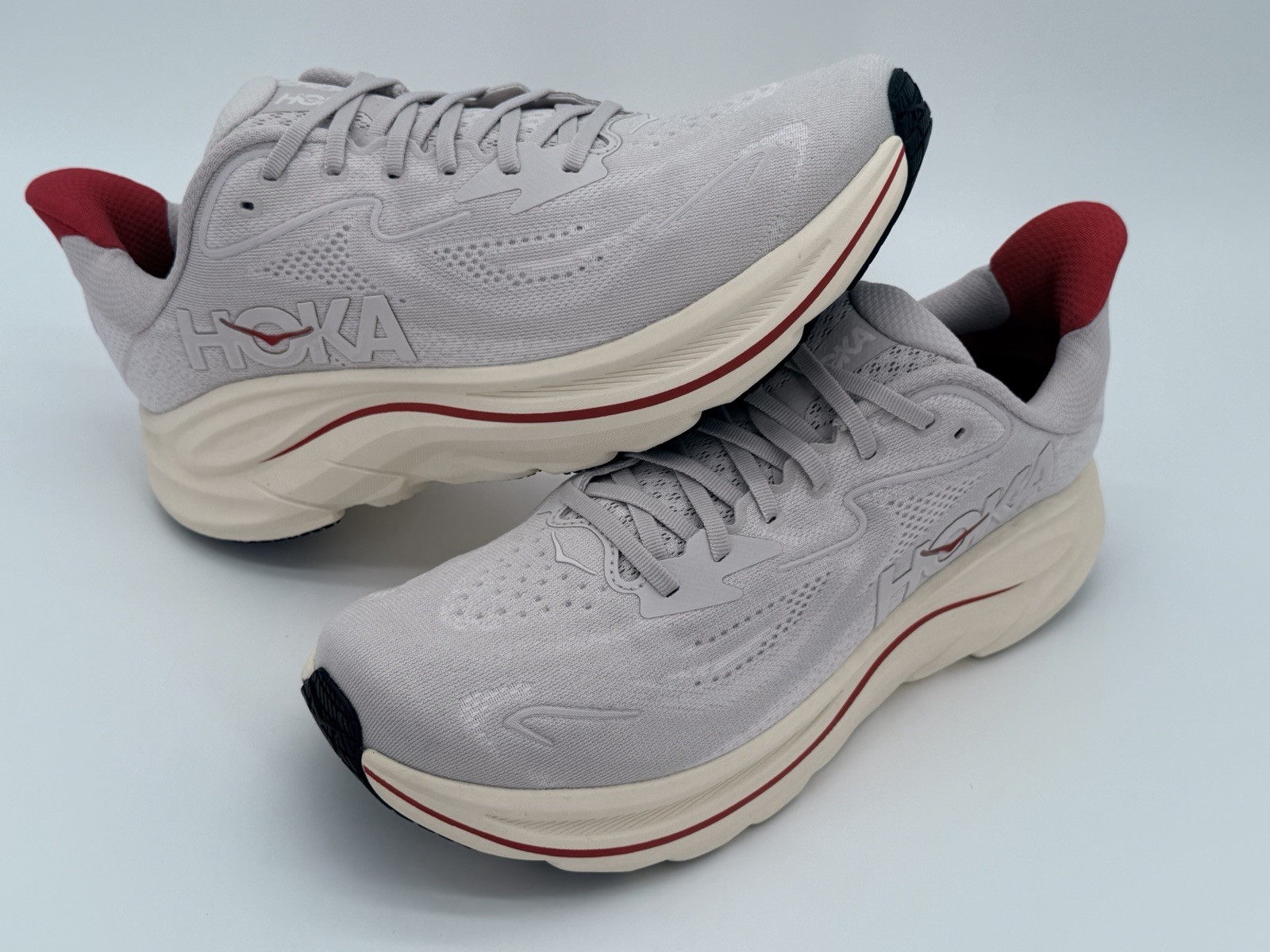 Size 12 – Hoka One One Clifton 10 Stucco Cerise Women’s Running Shoes 🆕