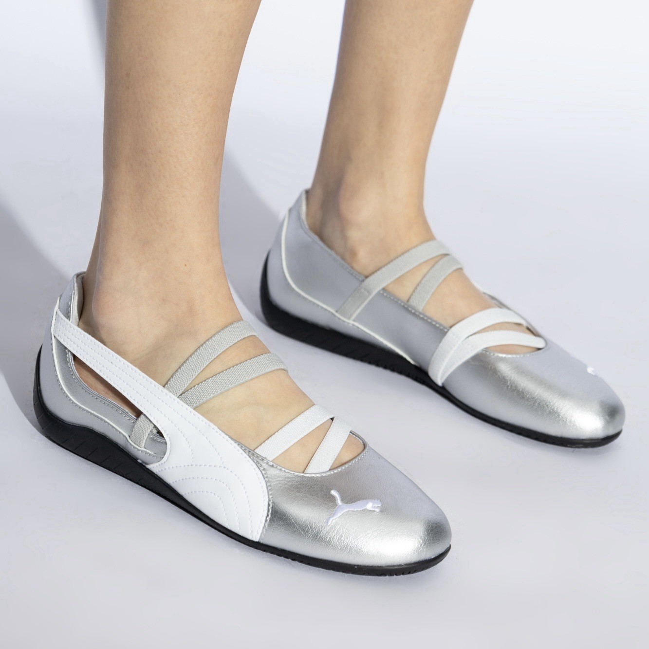 Puma Womens Speedcat Ballet ‘Metallic – Silver’ 401581-01 /Black Pink 401287-02