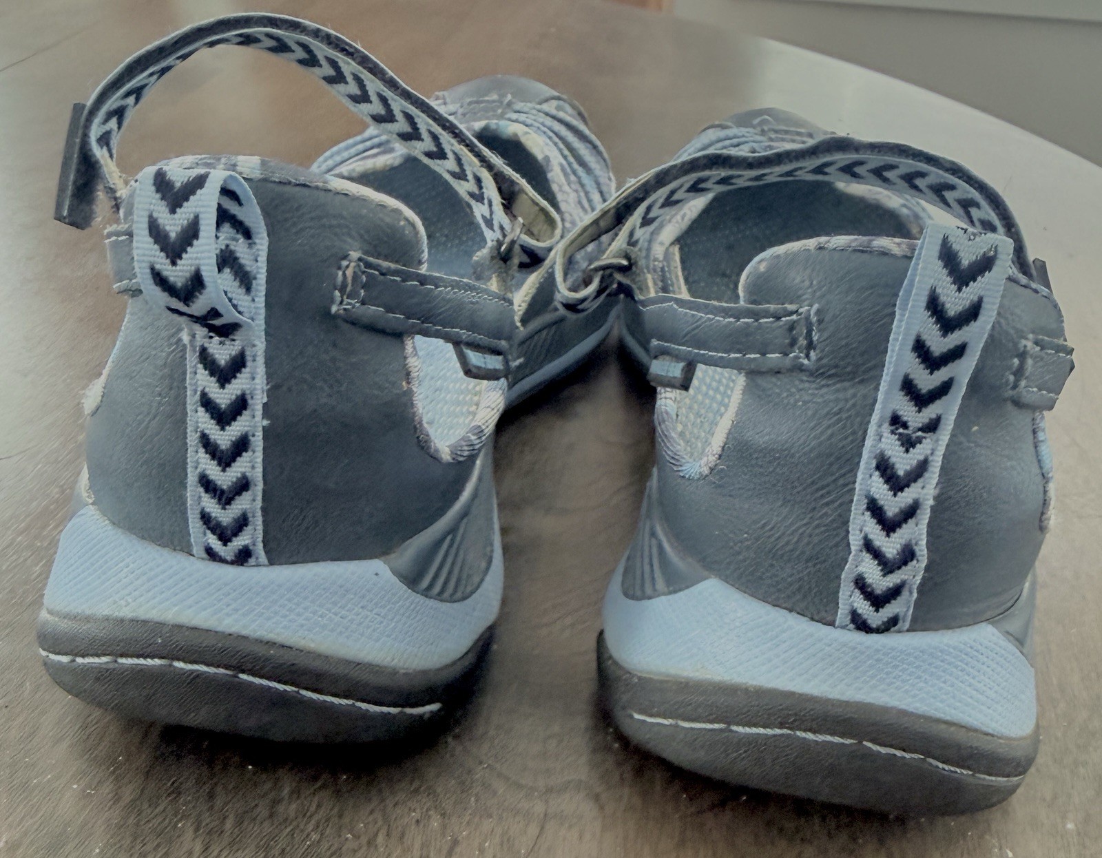 Jambu Iris-Vegan Mary Jane Floral Comfort Shoes Gray Blue Women’s 6.5M