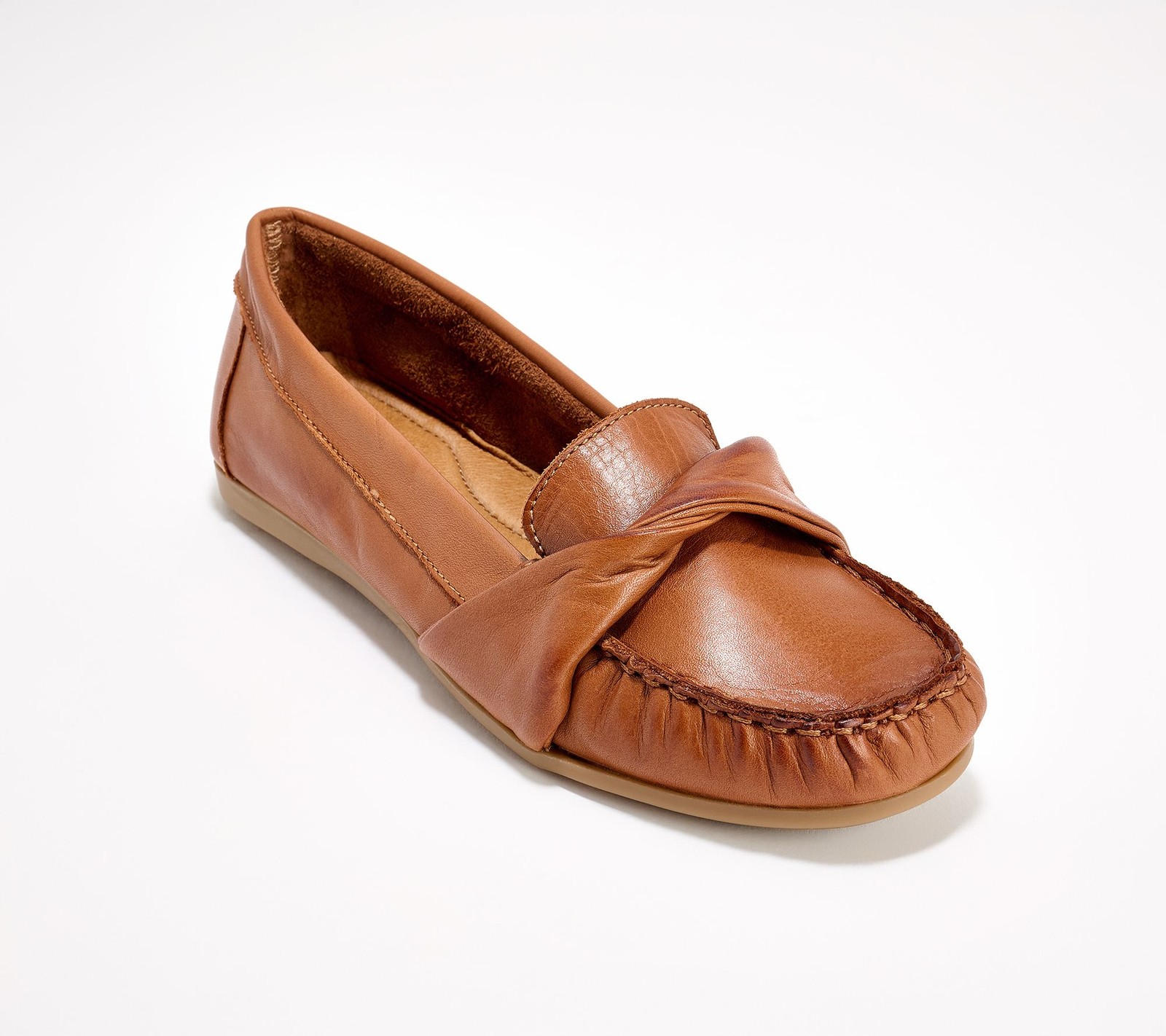 Miz Mooz Leather Flats – Lizbeth Brandy 42 New