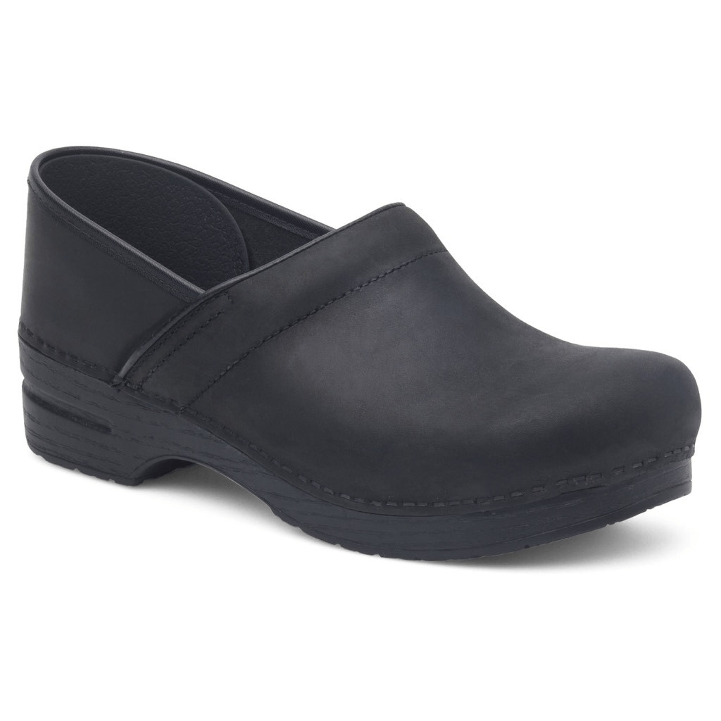 NEW Dansko Professional Clog in Oiled Black Leather NIB Boho, Country Chic