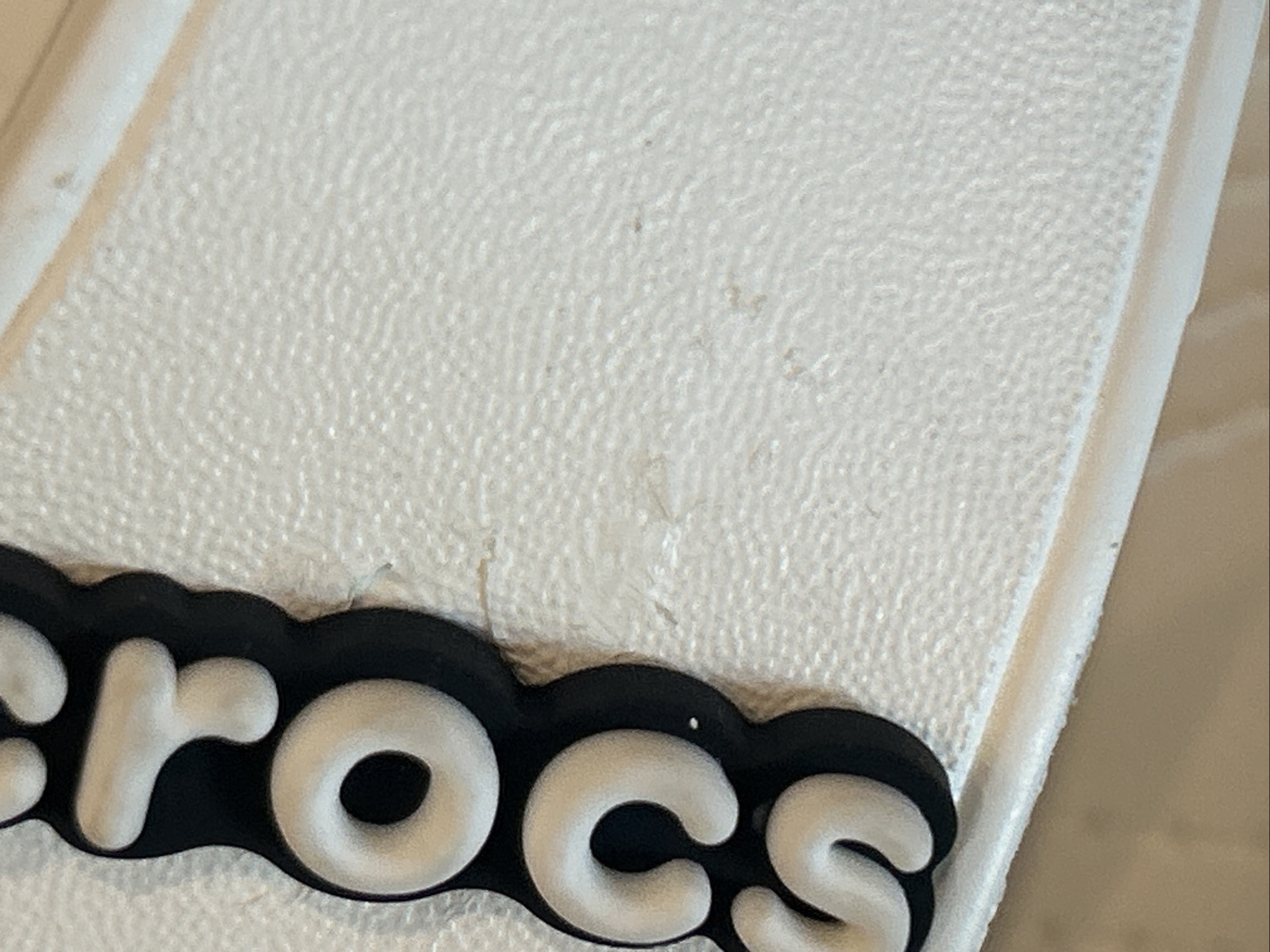 Crocs Classic Two Band Womens White Slip on Slides Sandals 206761 M 8 W 10