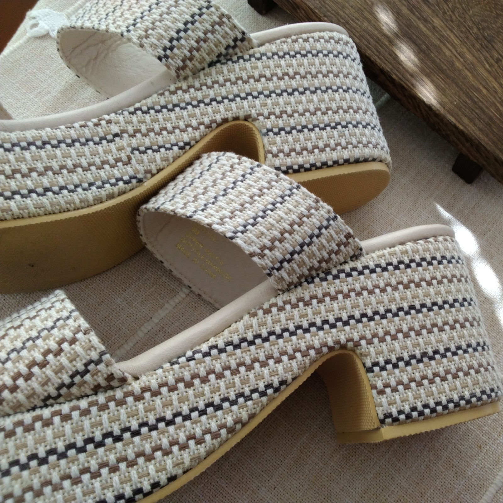 BEACH by Coconuts By Matisse Ocean Ave Espadrille Platform Slide Sandal