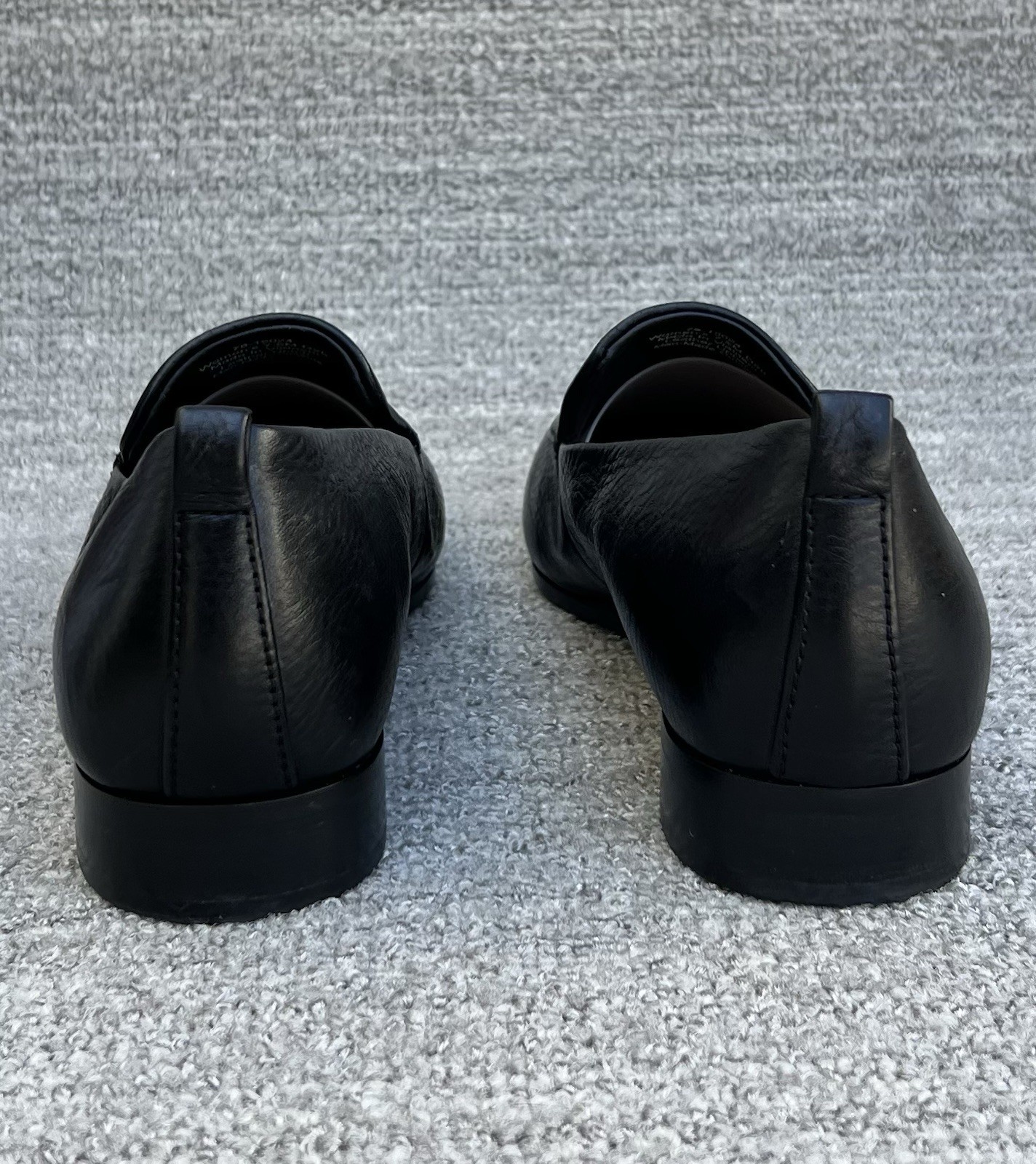 JOHNSTON & MURPHY COLLECTION Ali Black Leather Loafer Women’s Size 7.5 US