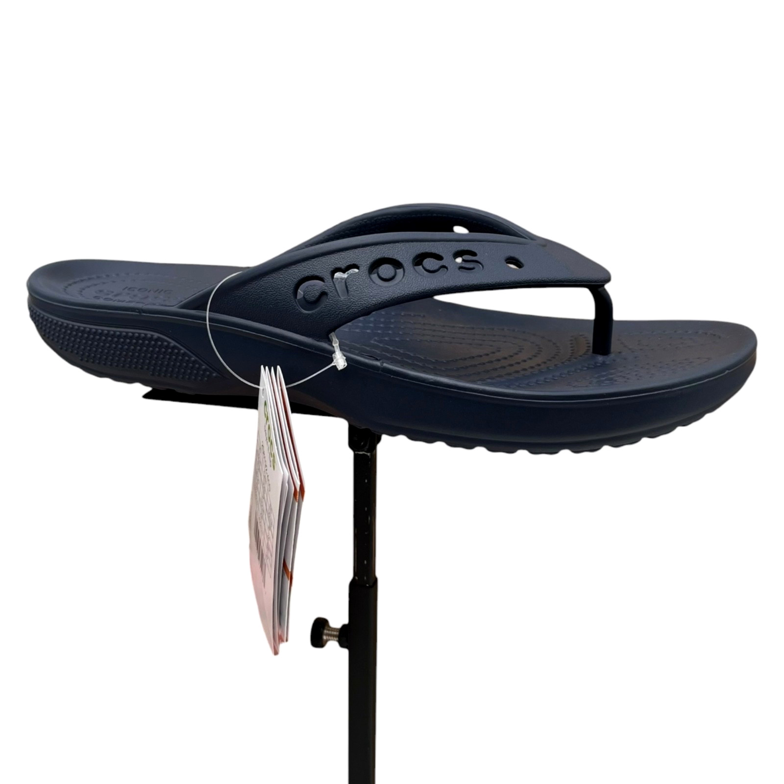 Crocs Baya II Women’s Flip Flop Sandals Size 8 Navy Blue Lightweight Flexible