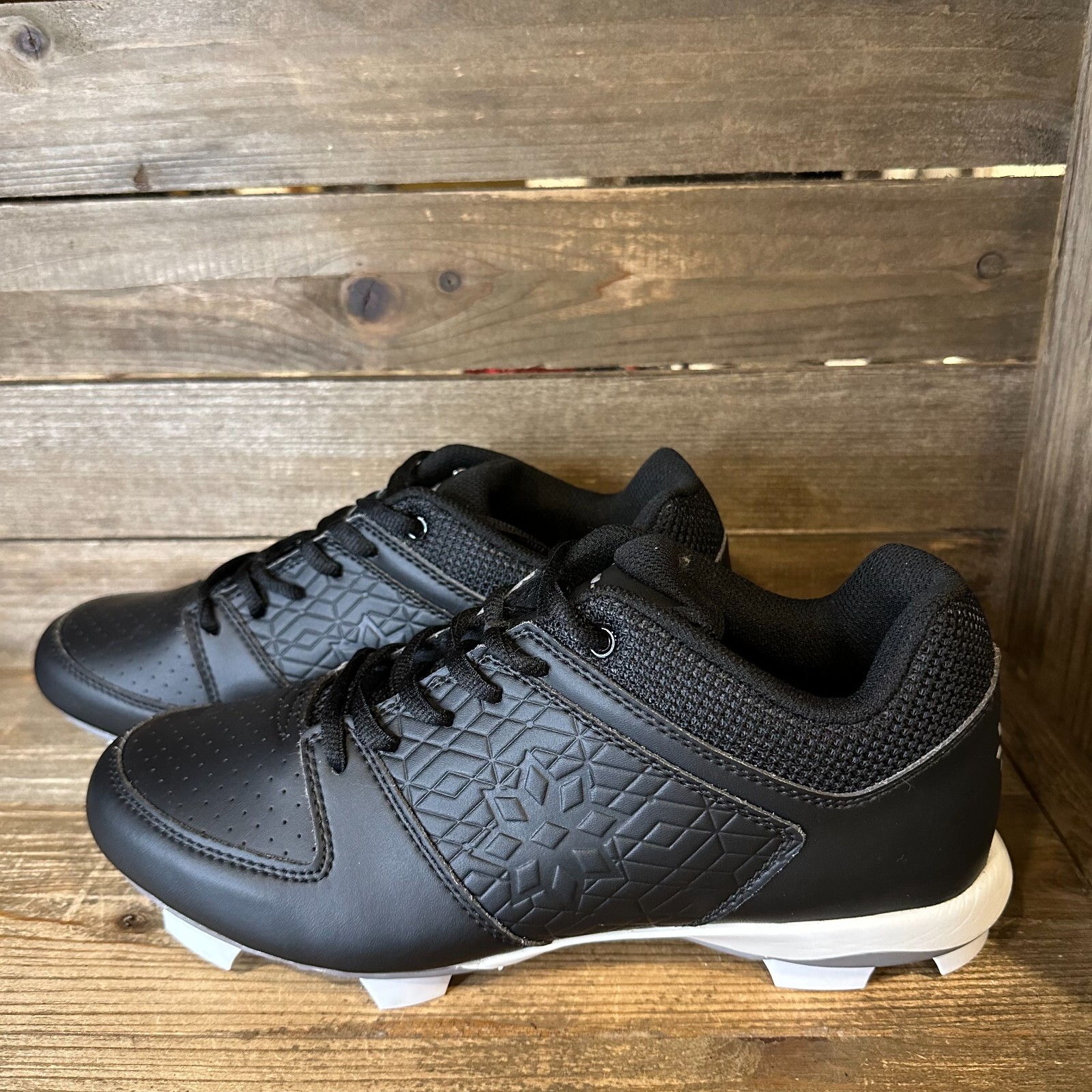 New Womens Rip It Ringor Black Cleats Diamond Softball Shoes Sneakers Size 10 M