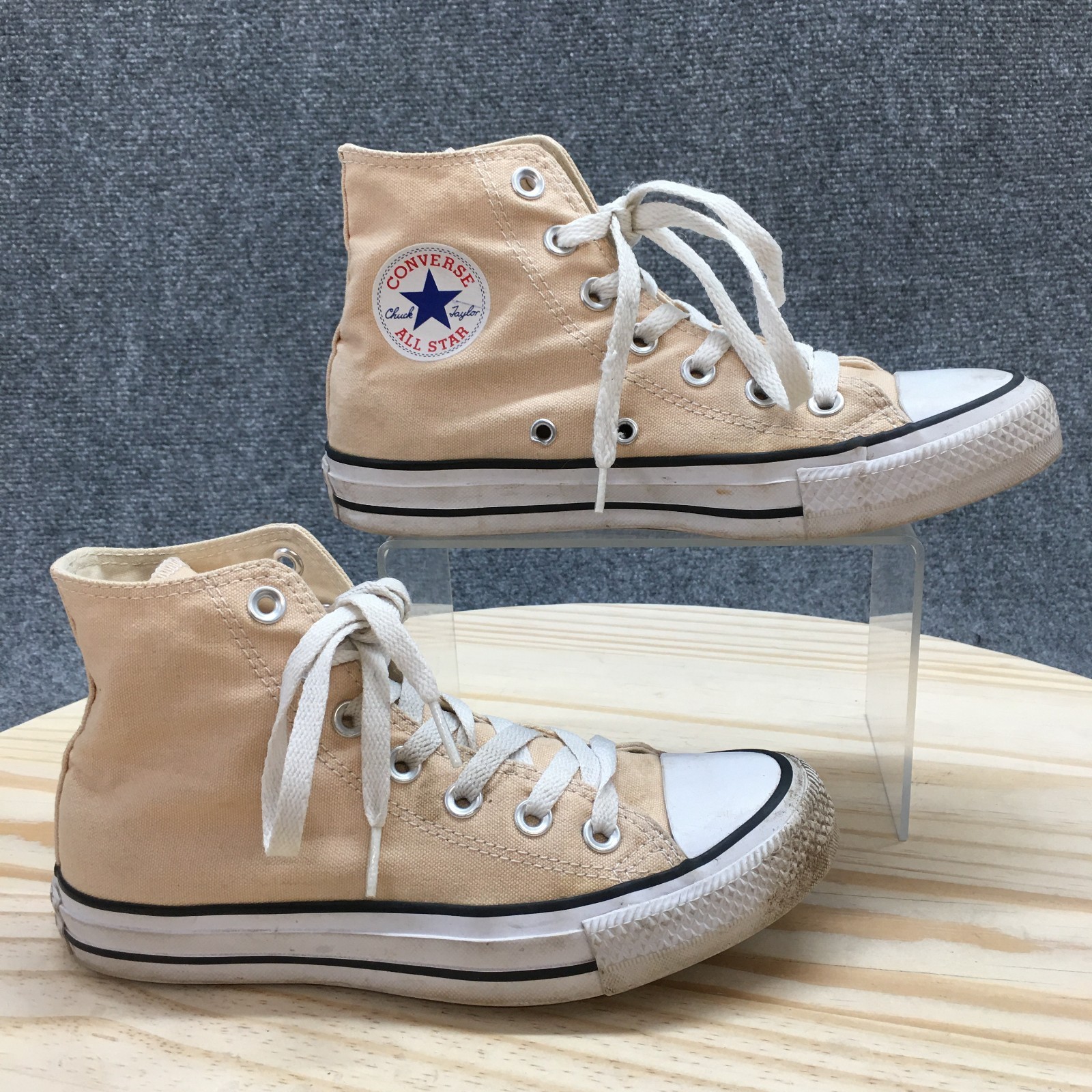 Converse Shoes Mens 4 Womens 6 Chuck Taylor All Star Hi Sneakers 160456F Brown