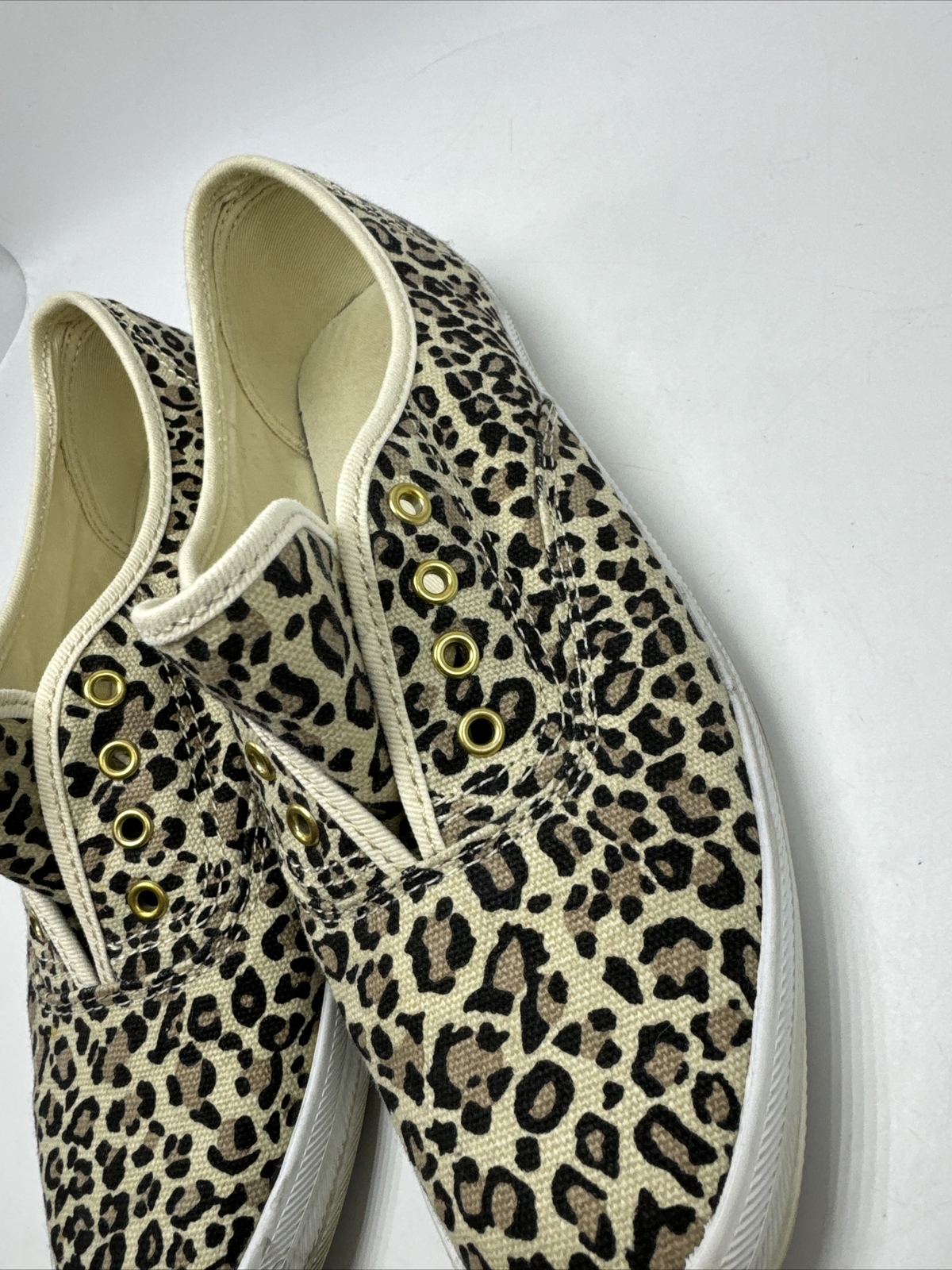 Kelly & Katie Tennis Sneaker Shoes Size 6.5 Solid Animal Print Lace Foam Insole