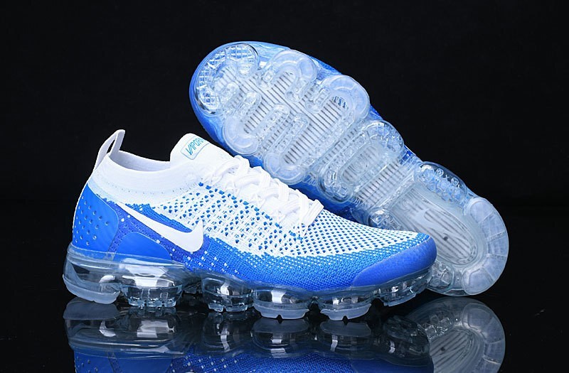 Nike Air VaporMax Flyknit 2 Women’s Blue Running Shoes, Size 5.5 – 8 Women’s