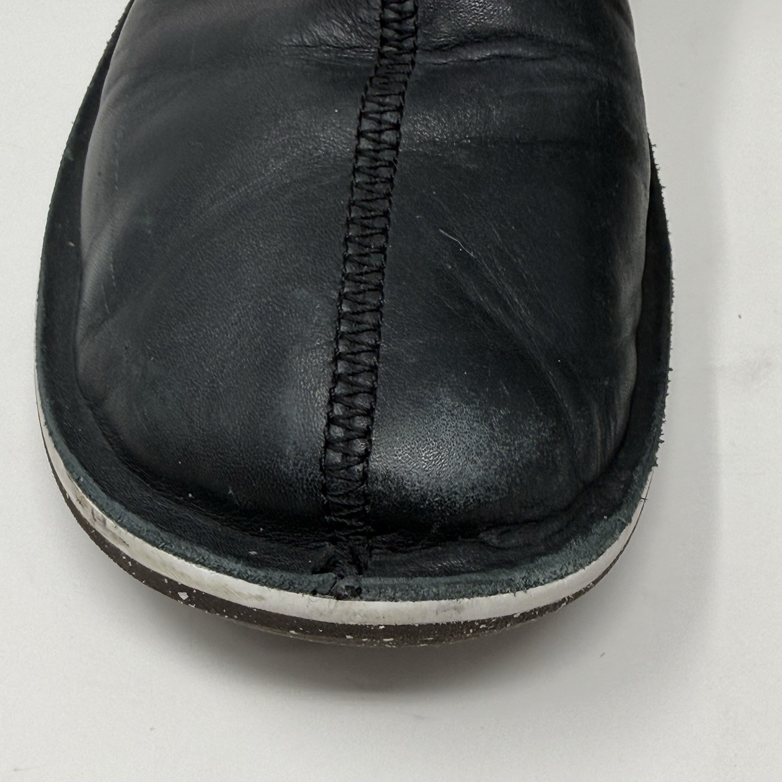 Camper Beetle Boots Womens 8.5 EU 39 Black Leather Hipster Bohemian Minimalist