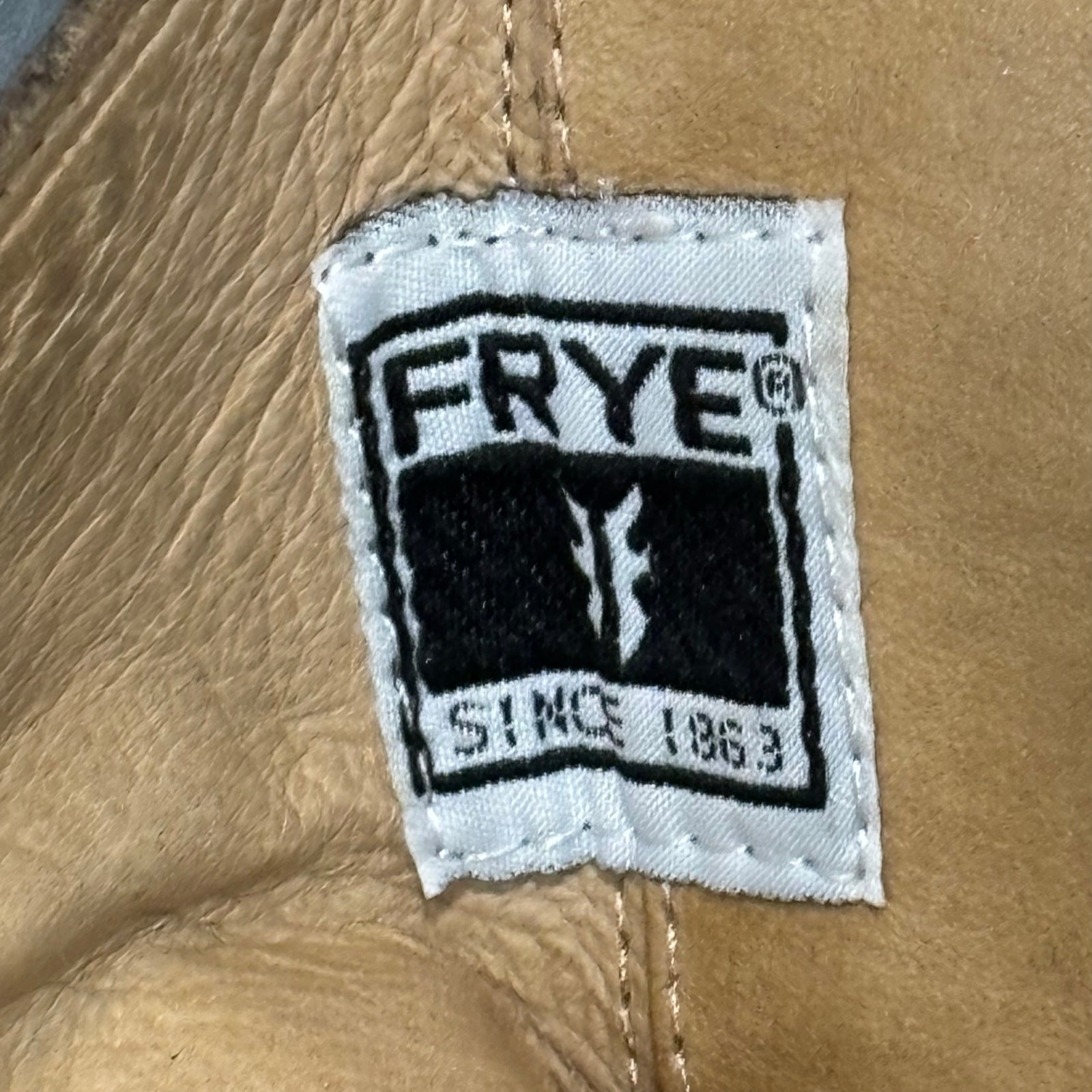 Frye Anna D Ring Brown Leather Knee High Boots – size 9.5M