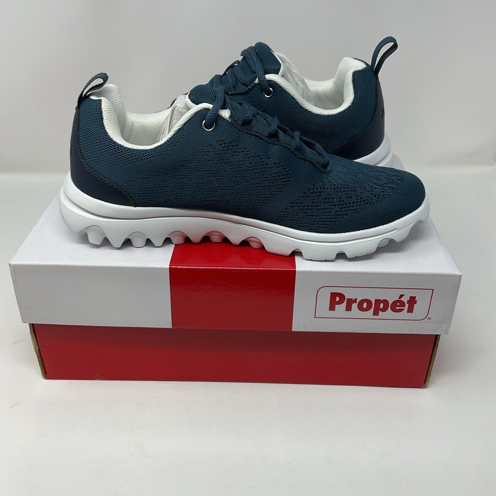 Propet Travelactiv Lace Up Blue Sneakers Casual Shoes Women’s Size 6.5M