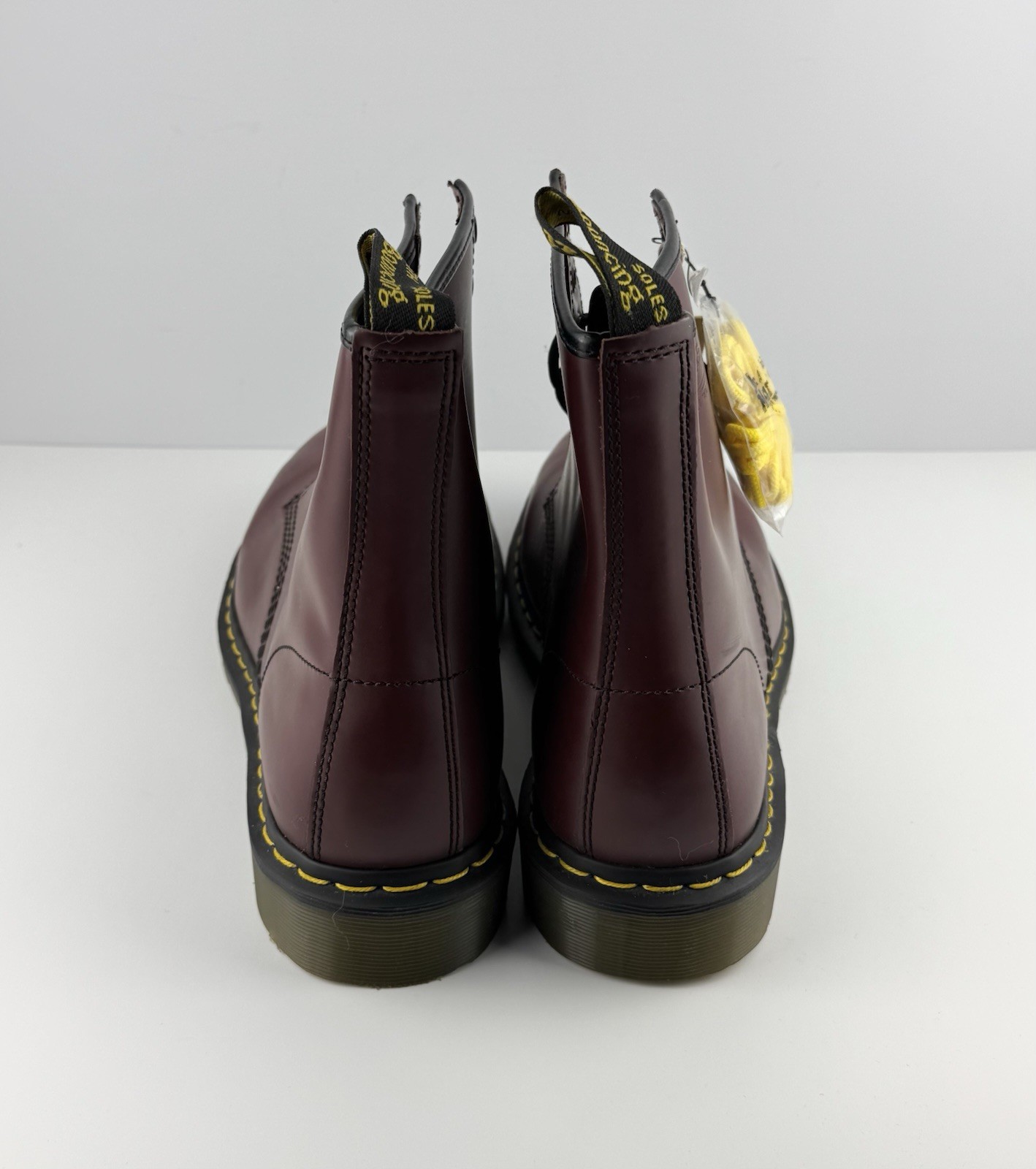 NEW Dr. Martens 1460 Men’s Cherry Red Smooth Leather Boots Size 13M, $370