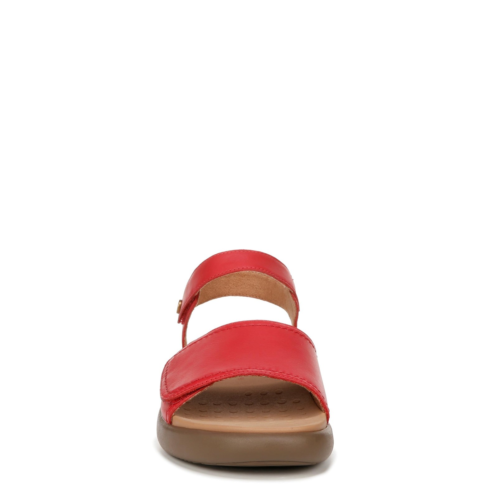 VIONIC Women’s Awaken Ankle Straps Red Leather 6.5 Medium