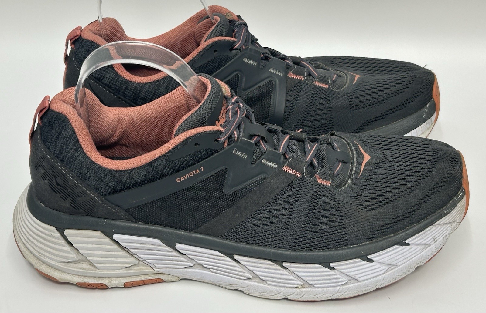 Hoka One One Gaviota 2 Women’s Running Shoes Sneakers Size 10.5 Gray/Salmon