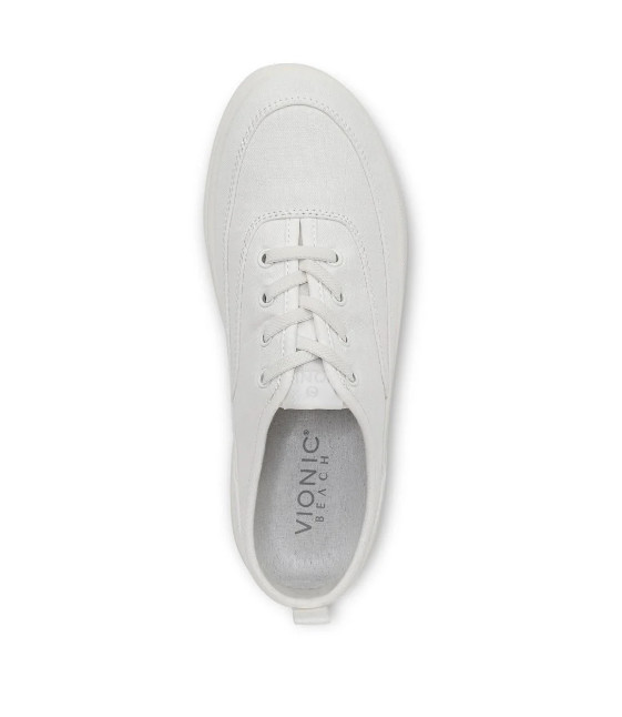 VIONIC Beach Cyan Slip On Sneaker, White Color