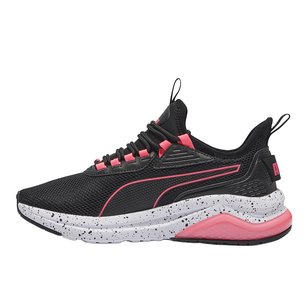 PUMA Amplifier Speckle Lace Up Womens Black Sneakers Casual Shoes 39914502