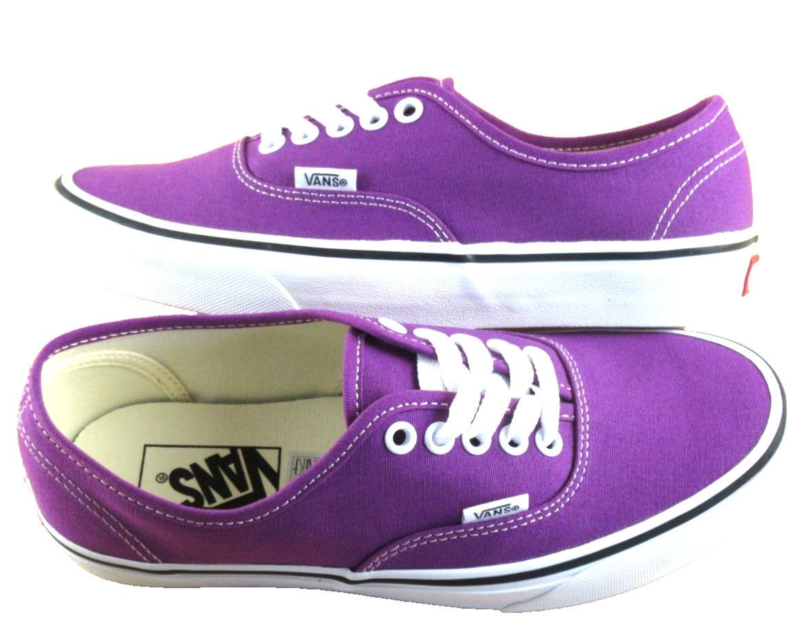 Vans Authentic Women’s Color Theory Willow Purple Herb Canvas shoes Size 7.5 NIB