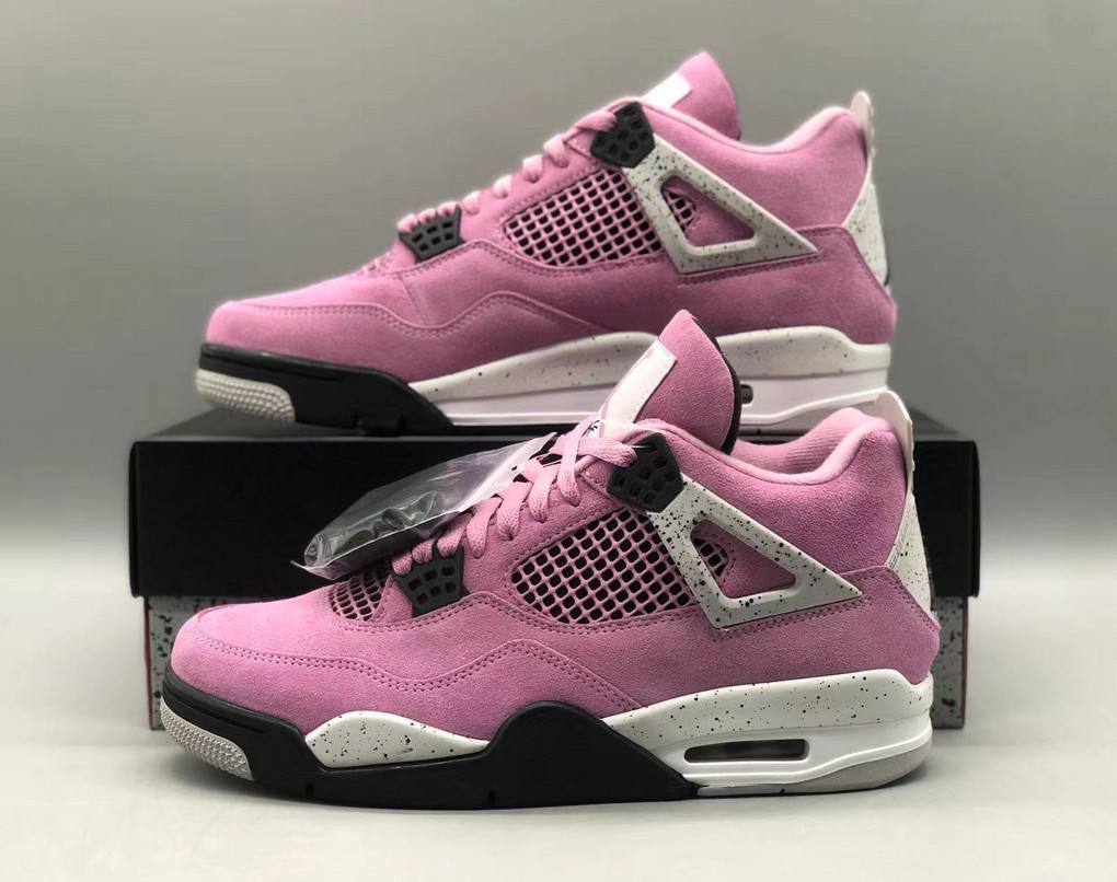 Jordan 4 Retro «Orchid» Men/Women Mid Top Basketball Shoes