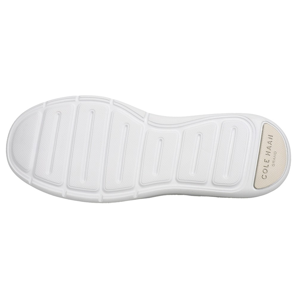 Cole Haan Grandsport Journey Snake Lace Up Womens White Sneakers Casual Shoes W