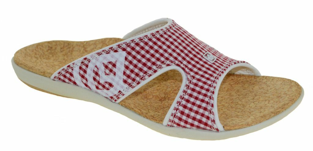 Spenco Women’s Kholo Sandals Red Gingham Style 39-471