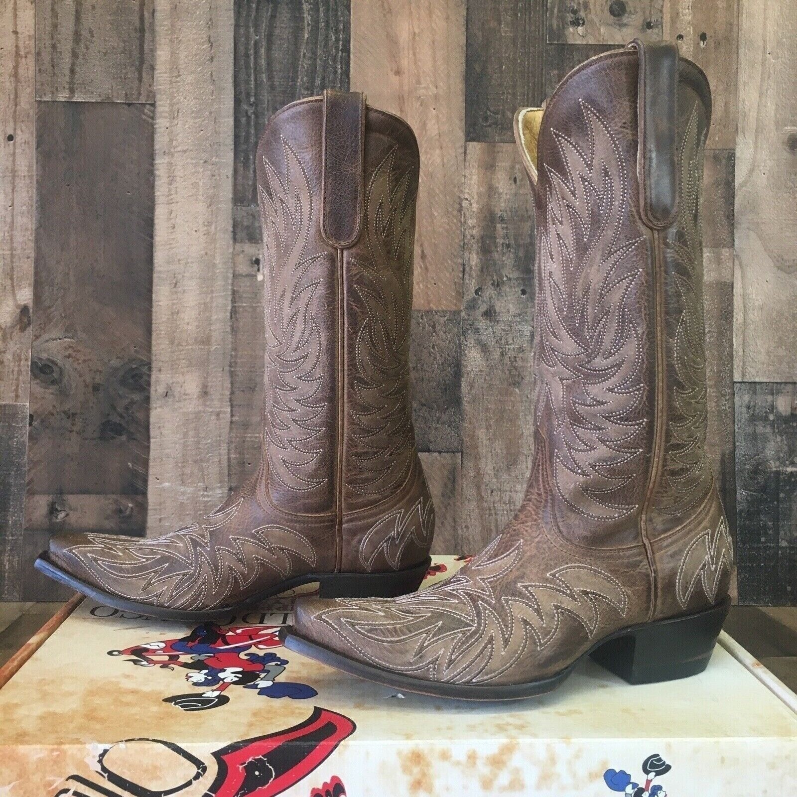 Old Gringo YL355-2 Troy 13” Cowboy Western Boots Womens 7.5 B