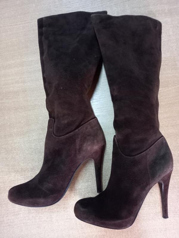 women boots brown nubuck 40