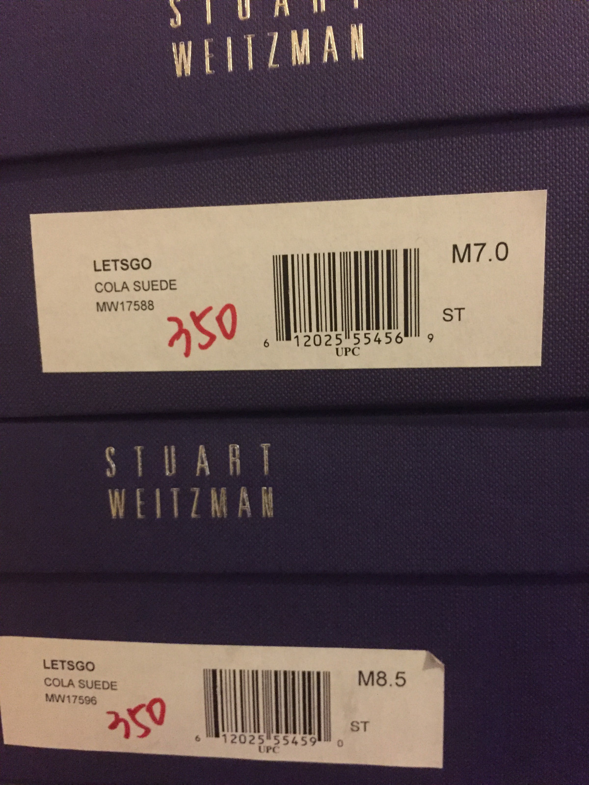 NIB Stuart Weitzman Letsgo COLA SUEDE platform heel 7 7.5 8.5