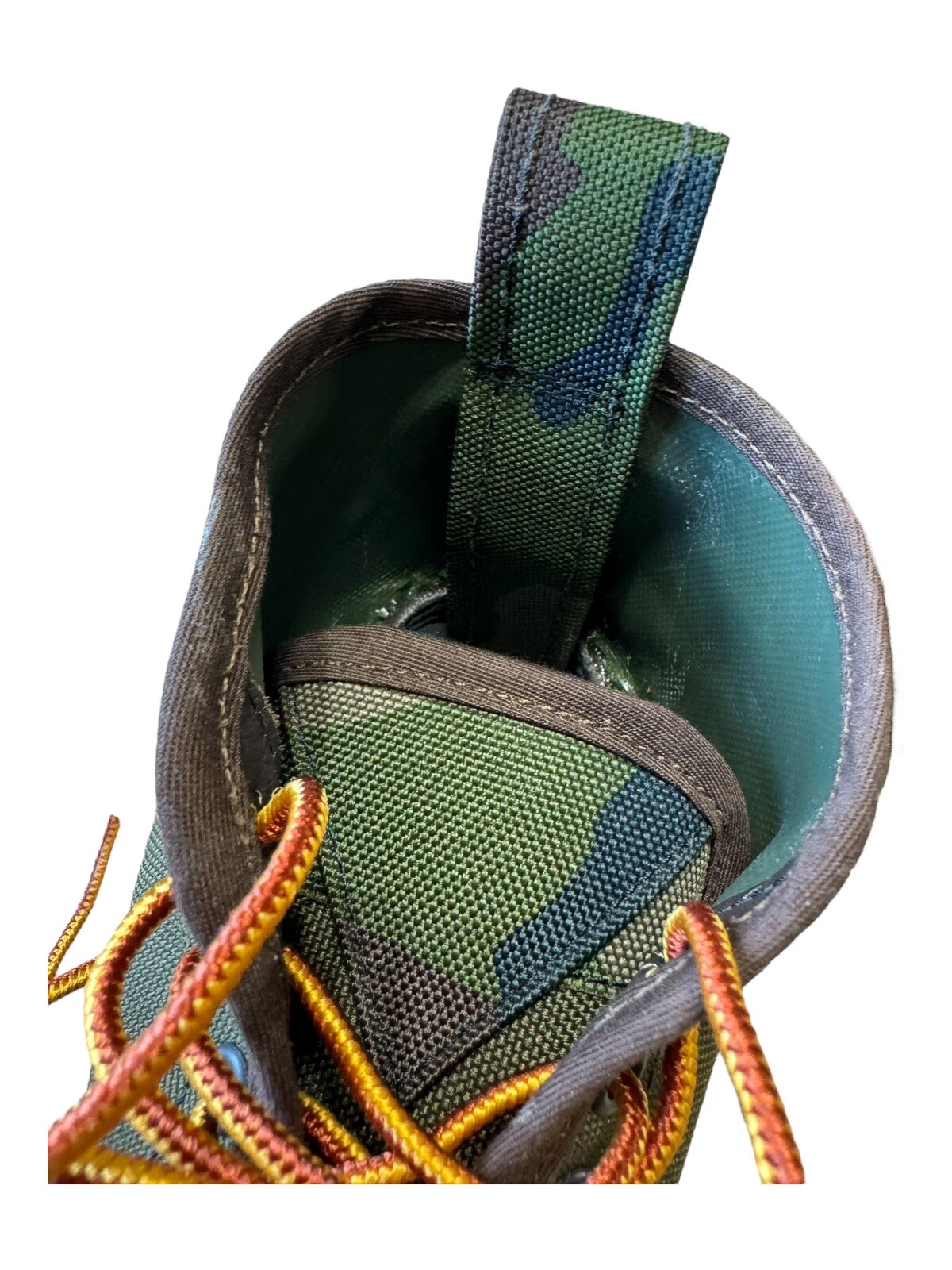 LL Bean Canvas Lace Up Unlined Round Toe Ankle Duck Boots Women’s Size CM