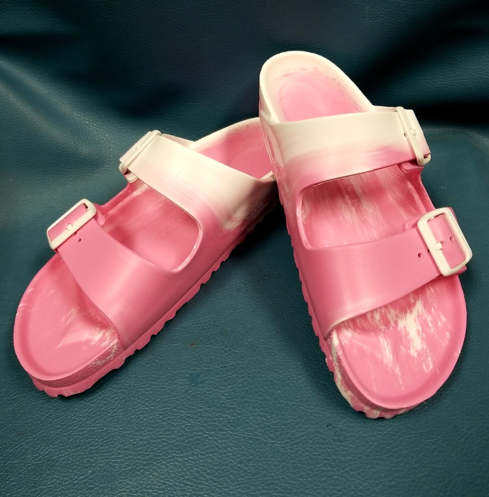 Birkenstock Arizona EVA Foam Women’s Sandals Pink White EU 40 L9 m7
