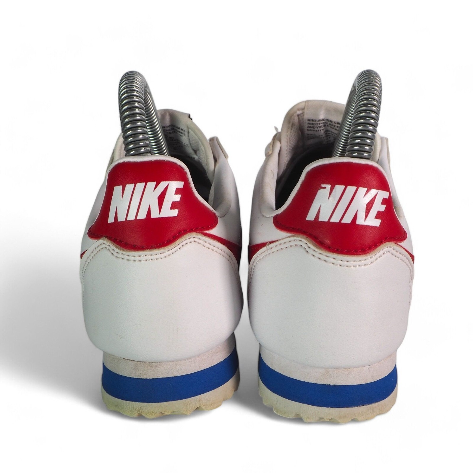 Nike Classic Cortez Leather ‘White Red’ Casual Sneakers 807471-103 Women’s 7