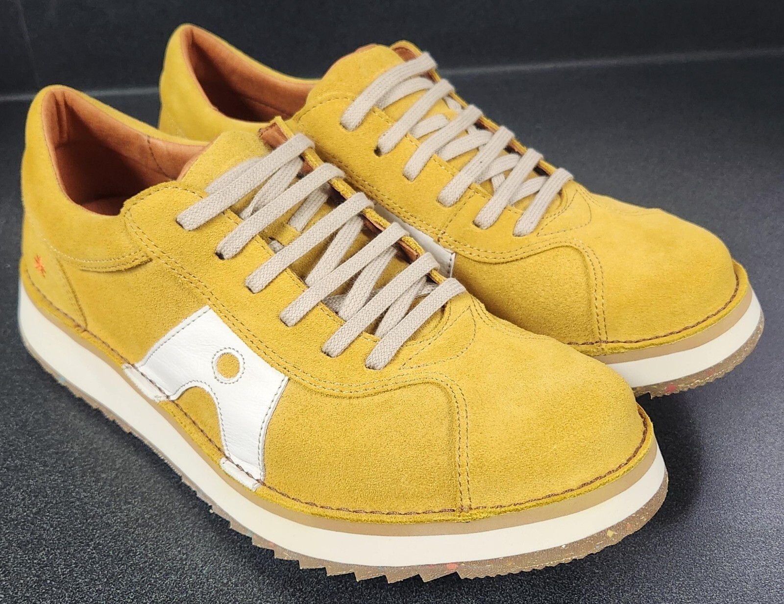 $259 The Art Company Women’s Orly1600 Lux Suede Sneaker, Corn, EU 43/ US 12