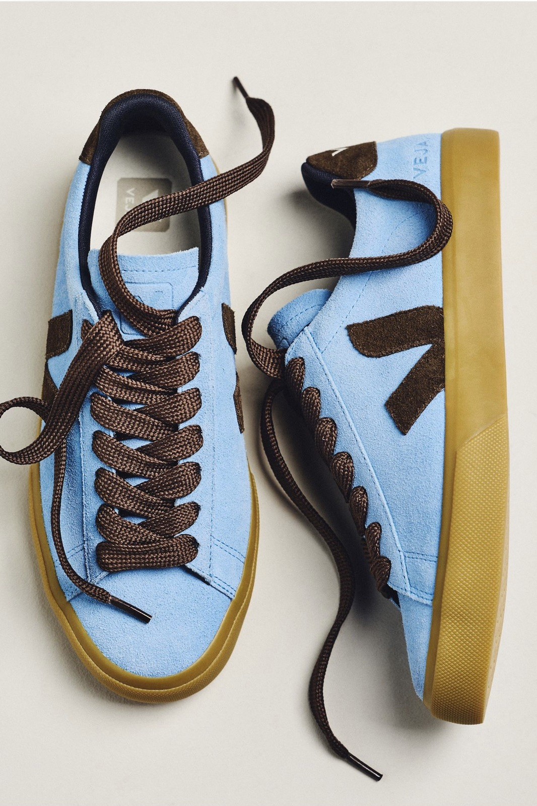 *Brand New In Box VEJA Campo Sneakers Leather Aqua Eagle US 10 EU 41 FREE SHIP!!