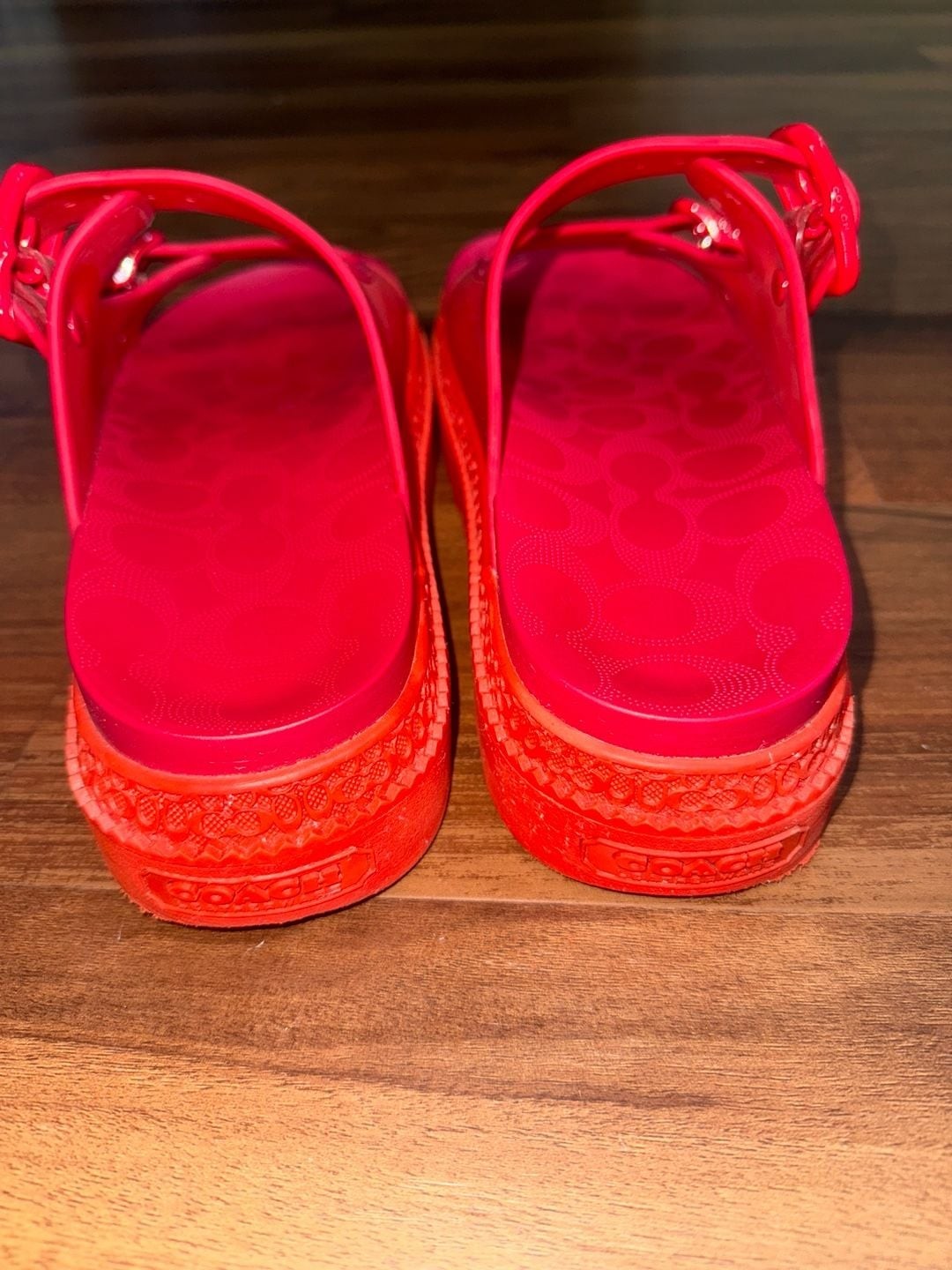 Coach Lucy Platform Rubber Sandal