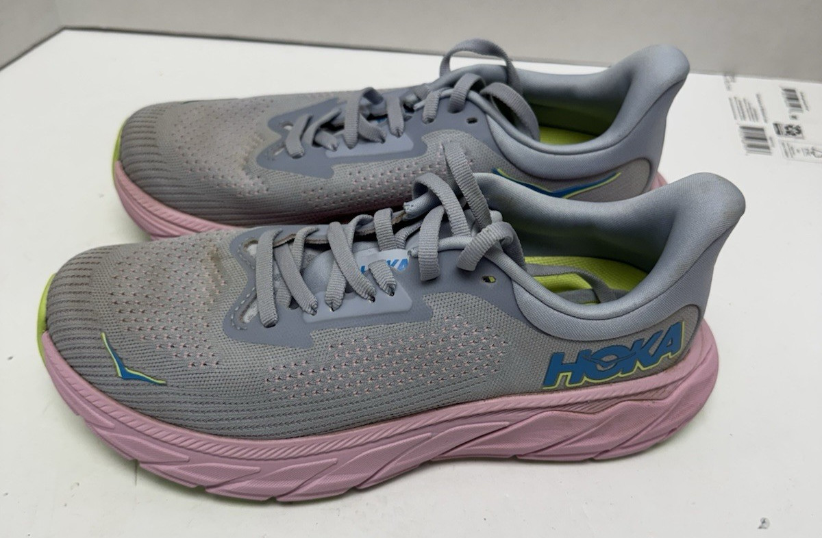 Hoka One One Arahi 7 Gull Pink Twilight Running Shoes Women’s Size 6B